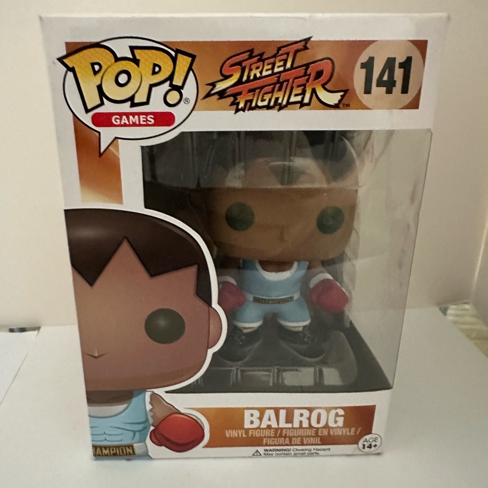 Funko Street Fighter Balrog Figure - Blue and Red